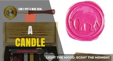 Can You Safely Add a Wax Seal to a Candle?
