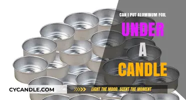 Is It Safe to Place Aluminum Foil Under a Candle?