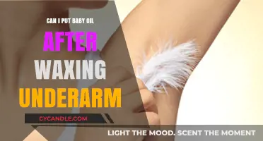 Post-Wax Underarm Care: Is Baby Oil Safe to Use?