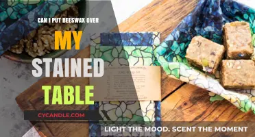 Beeswax Over Stained Table: Enhancing Protection and Shine – A Guide