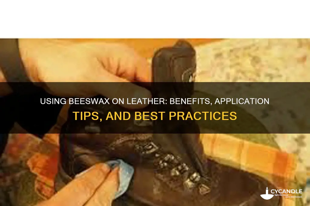 can i put beez wax on leather