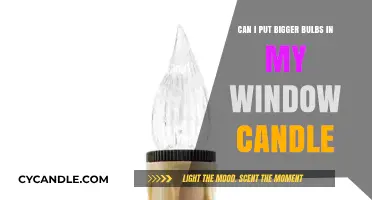 Upgrading Window Candle Bulbs: Can You Use Larger Sizes Safely?