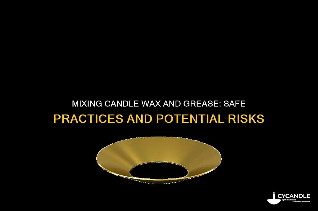 can i put candle wax and grease together