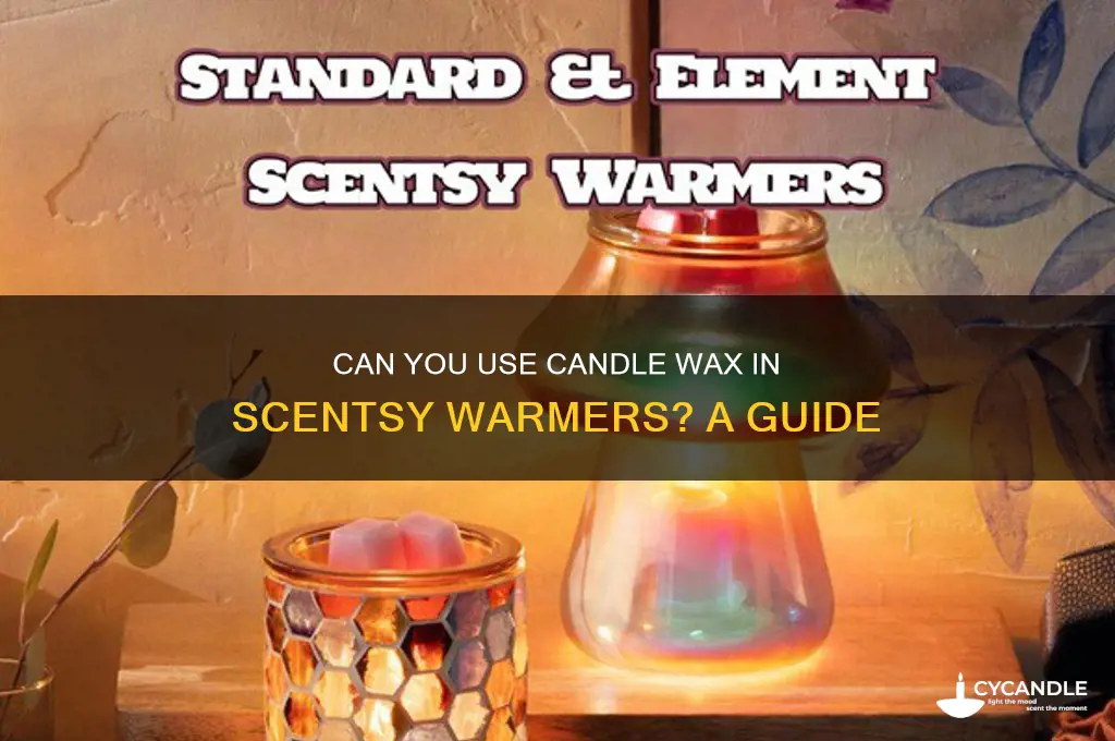 can i put candle wax in my scentsy