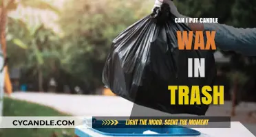 Can You Safely Dispose of Candle Wax in the Trash?