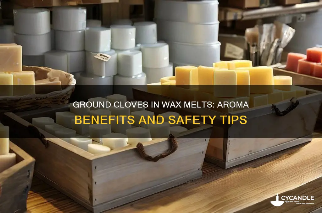 can i put ground cloves in wax melts