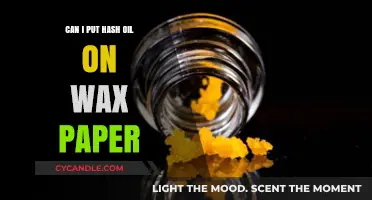 Can You Safely Apply Hash Oil on Wax Paper? Tips and Risks