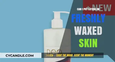 Post-Wax Skincare: Is Applying Lotion Safe for Freshly Waxed Skin?