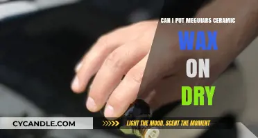 Applying Meguiar's Ceramic Wax on Dry Surfaces: Tips and Best Practices