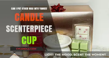 Using Other Wax in Yankee Candle Scenterpiece Cups: Safe or Risky?