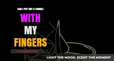 Can You Safely Extinguish a Candle with Your Fingers?