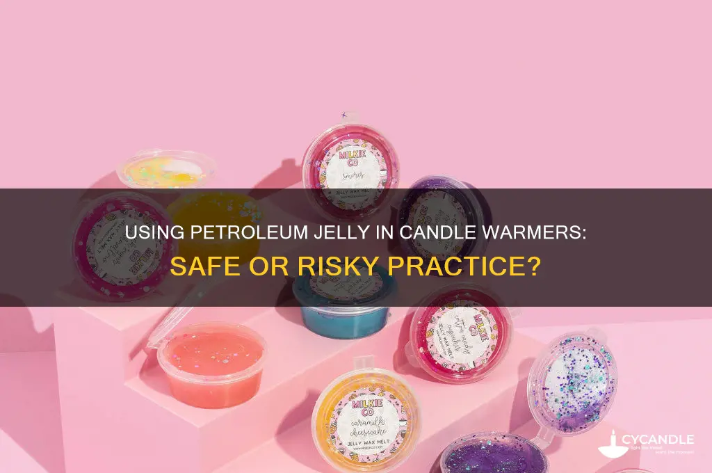 can i put petroleum jelly in candle warmer