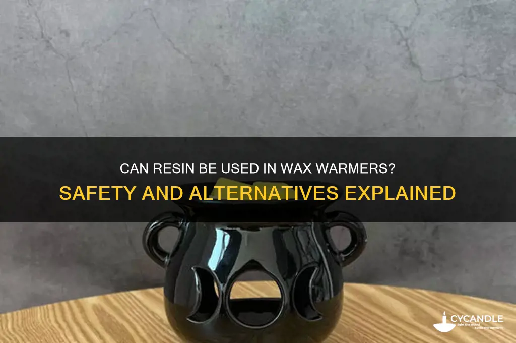 can i put resin in wax warmer