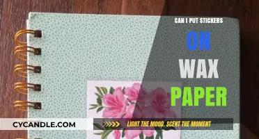 Can You Put Stickers on Wax Paper? Creative Crafting Tips