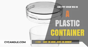 Storing Sugar Wax: Plastic Container Safety Tips and Best Practices