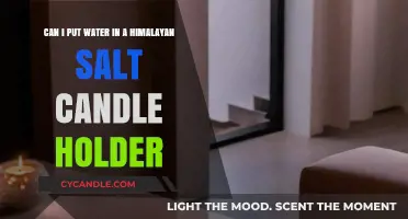 Can You Safely Add Water to a Himalayan Salt Candle Holder?