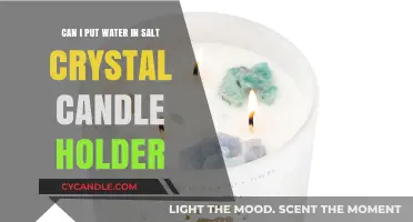 Water in Salt Crystal Candle Holders: Safe Practice or Risky Move?