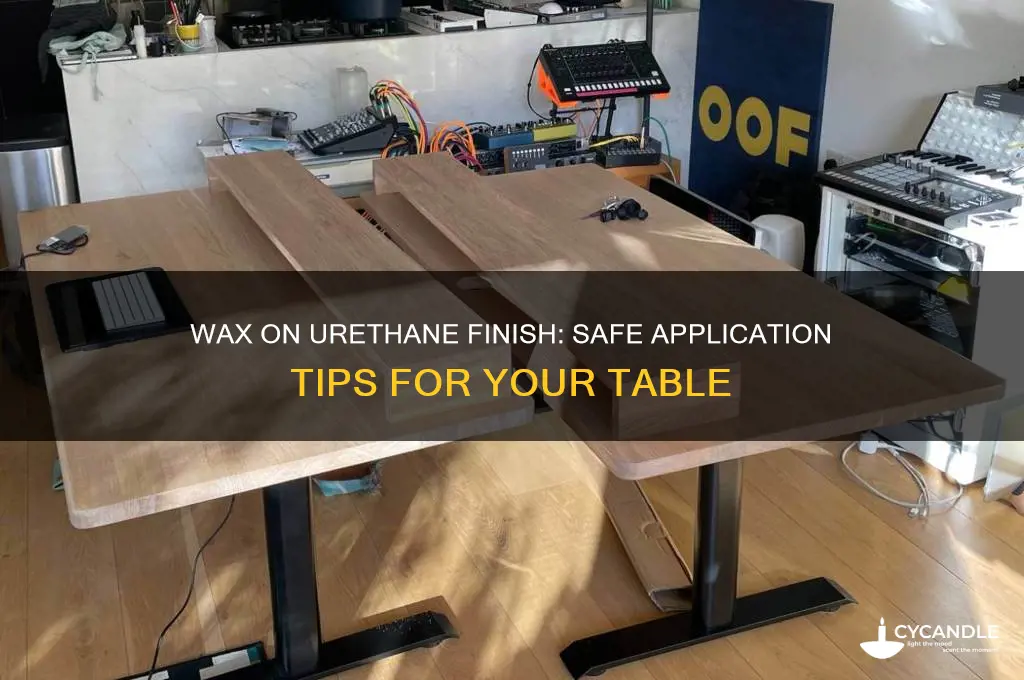 can i put wax on a urethane finished table