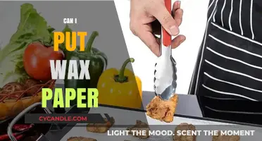 Can I Put Wax Paper in the Oven or Microwave?
