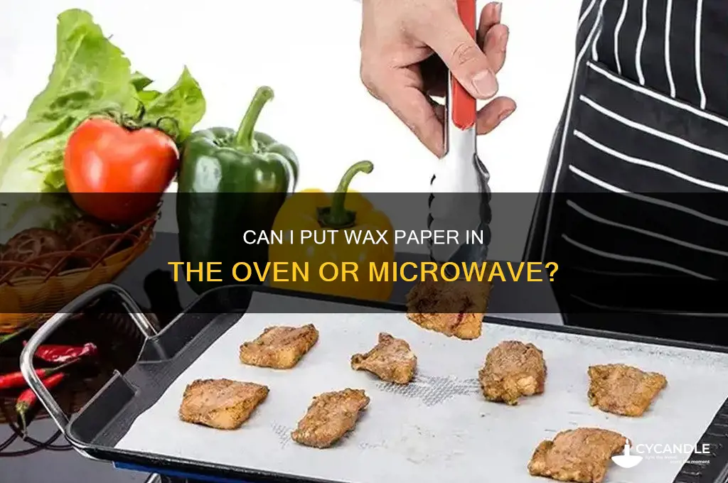 can i put wax paper