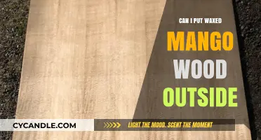 Can Waxed Mango Wood Furniture Withstand Outdoor Weather Conditions?