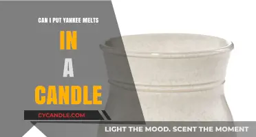 Can You Use Yankee Melts in Candles? A Wax Melts Guide