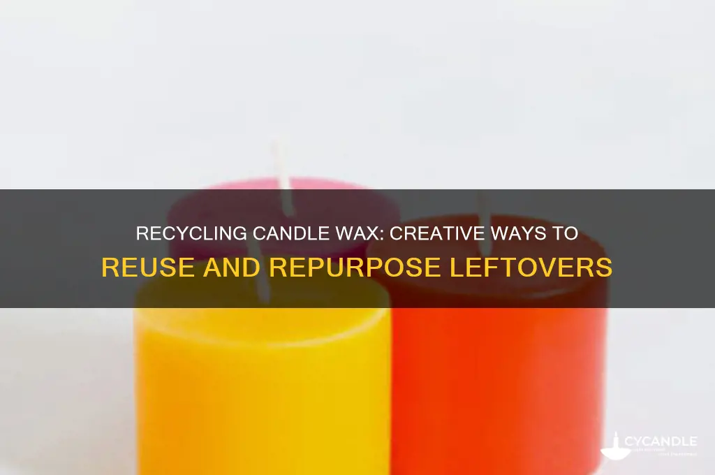 can i recycle candle wax