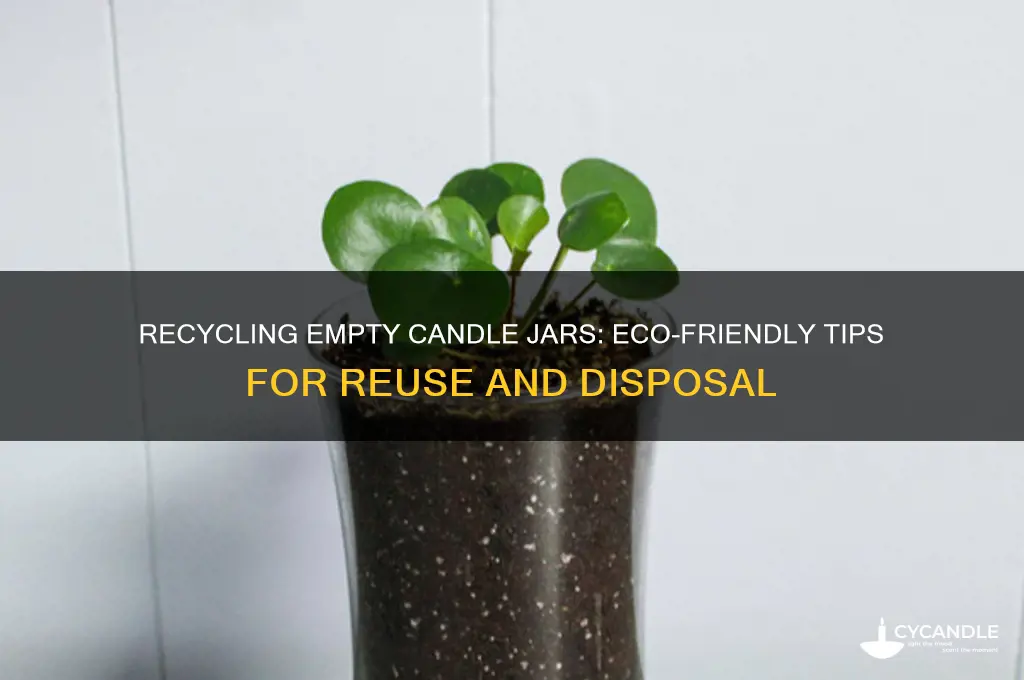 can i recycle empty candle jars