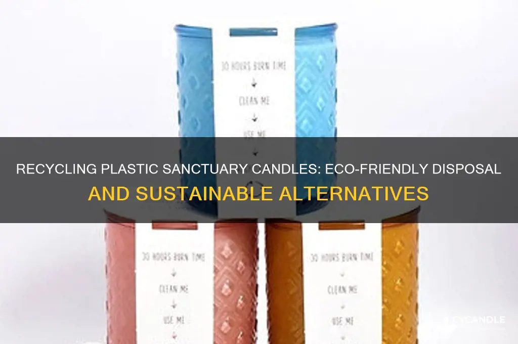 can i recycle plastic sanctuary candles
