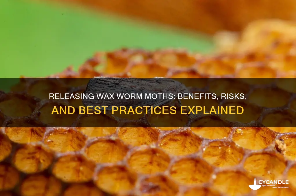 can i release wax worm moths