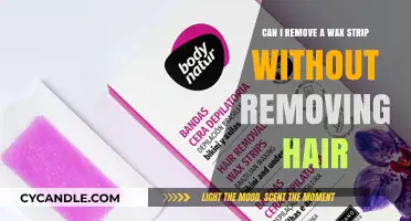 Can Wax Strips Be Removed Without Pulling Out Hair?