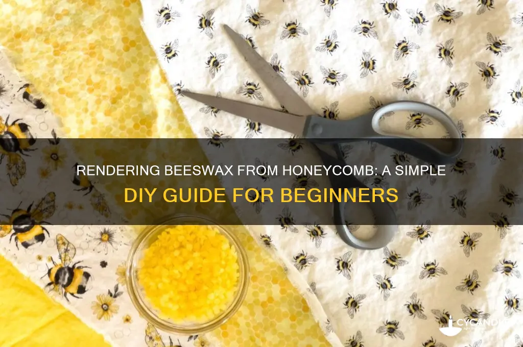 can i render bees wax from honey comb