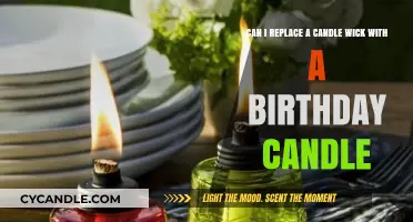 Can You Replace a Candle Wick with a Birthday Candle?