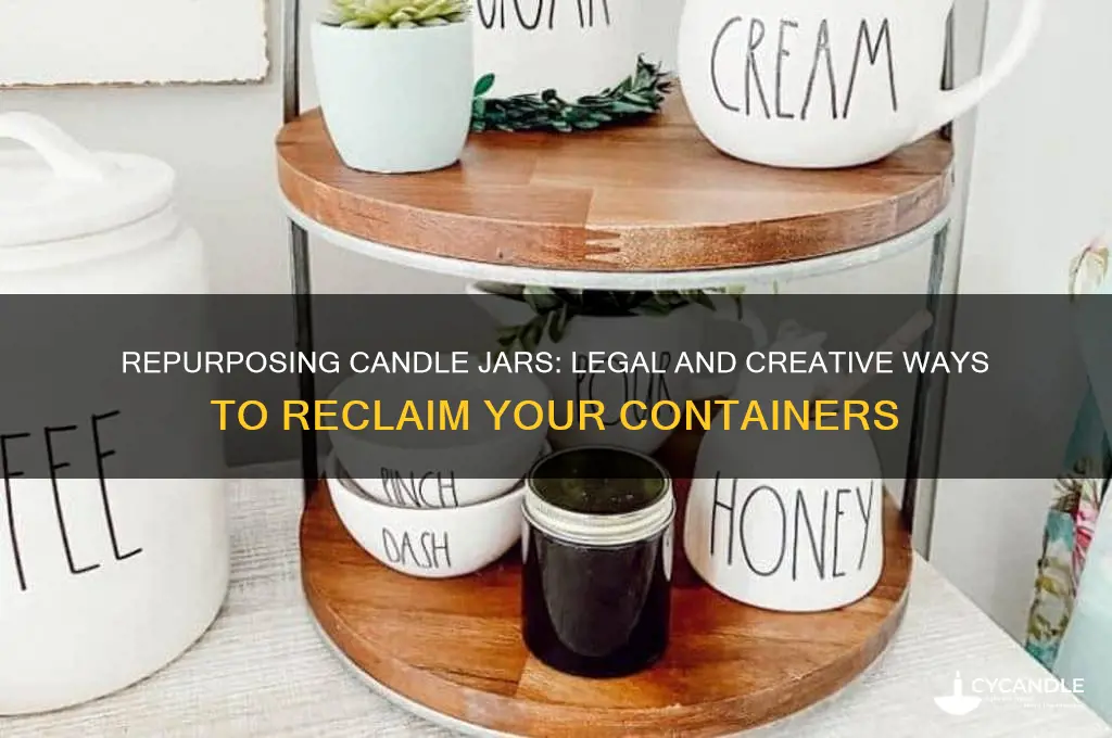 can i repossess a candle jar