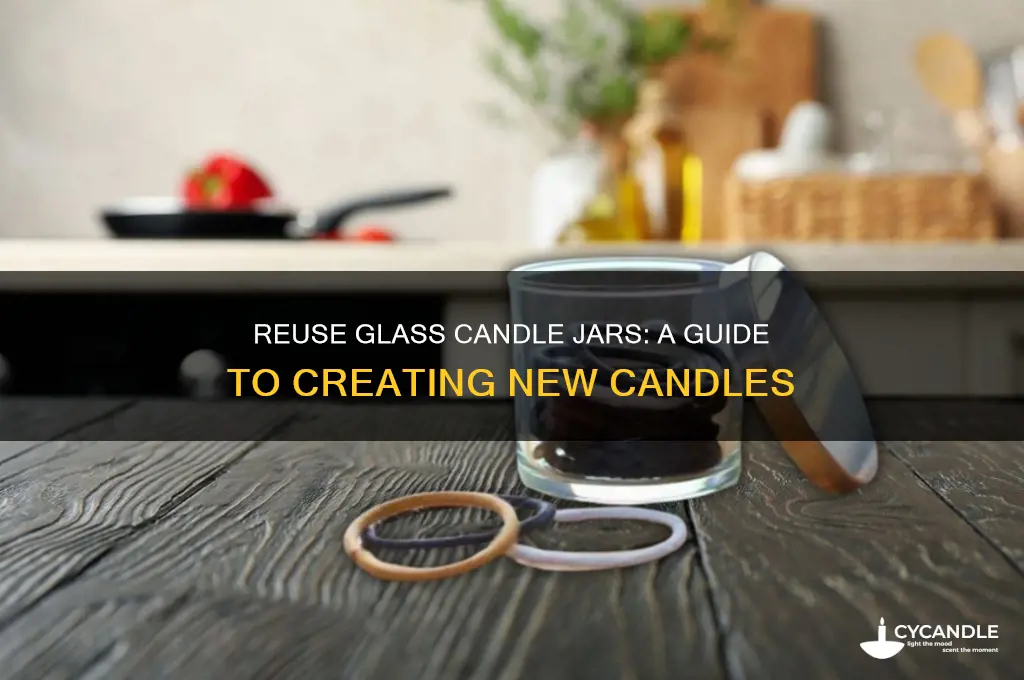 can i reuse glass candle jar for new csndle