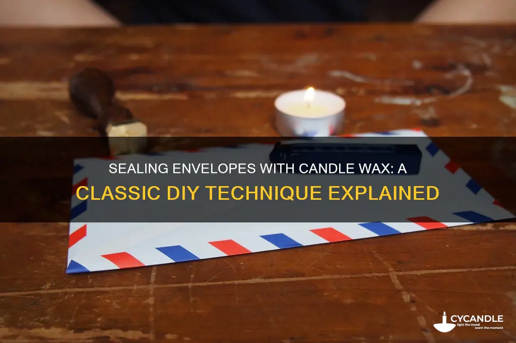 can i seal envelope with candle wax
