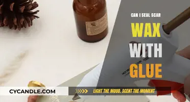 Sealing Scar Wax with Glue: A Creative Crafting Technique Explored
