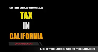 Selling Candles in California: Sales Tax Exemptions Explained