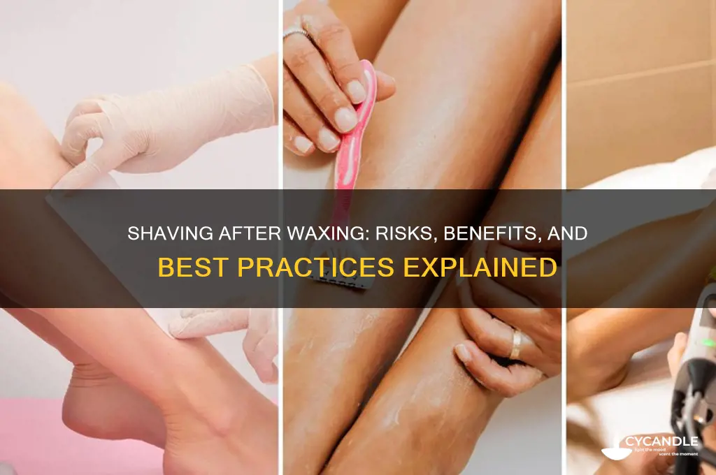 can i shave after waxing
