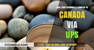 Shipping Citronella Candles to Canada via UPS: Regulations and Tips