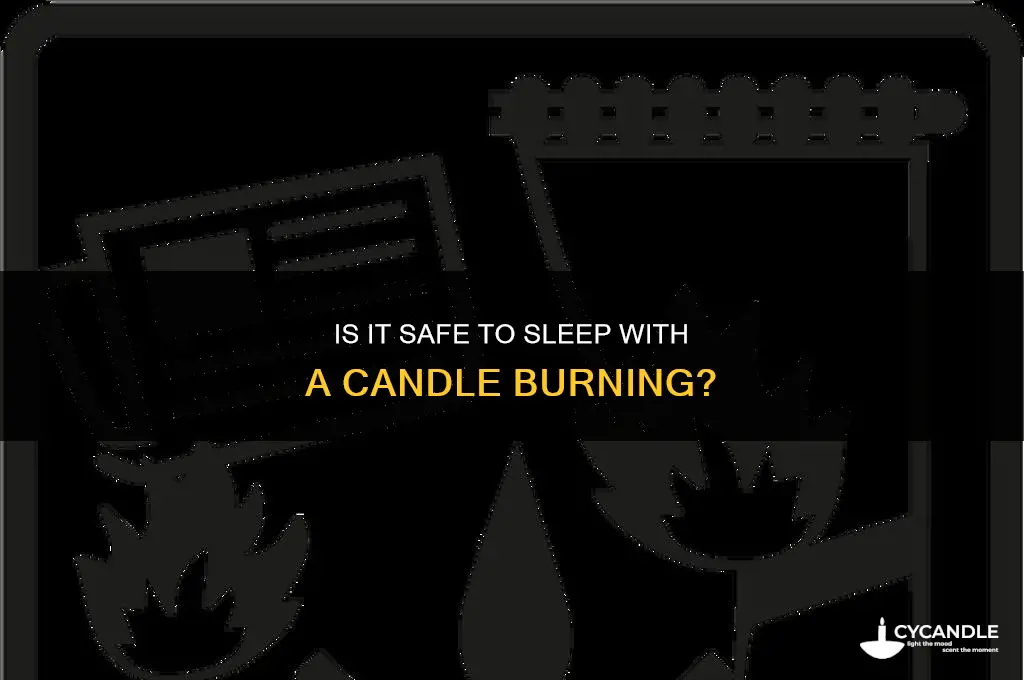 can i sleep with a candle on