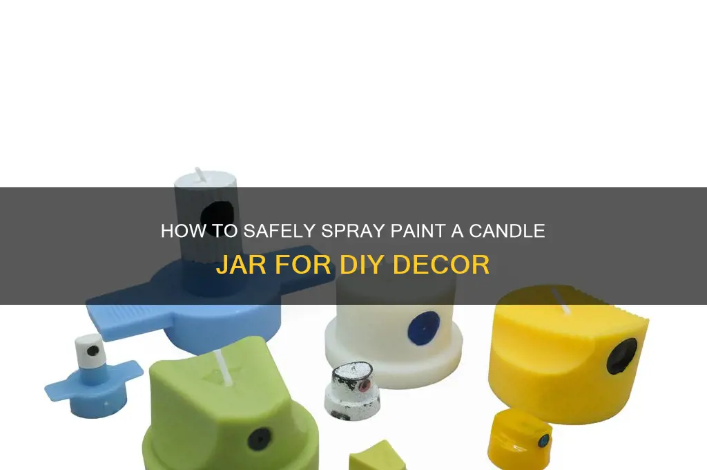 can i spray paint a candle jar