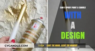 Spray Painting Candles: Creative Design Ideas and Safety Tips