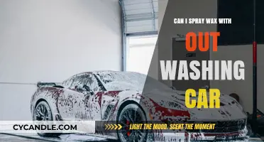Spray Wax Without Washing: Is It Effective for Your Car?