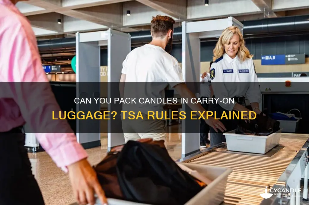 can i take a candle in my carryon