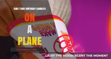 Can You Pack Birthday Candles in Carry-On or Checked Luggage?