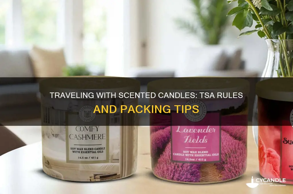 can i take scented candles on a plane