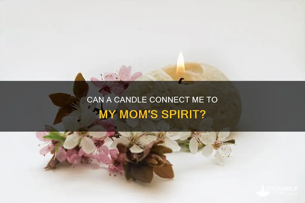 can i talk to my mom through a candle