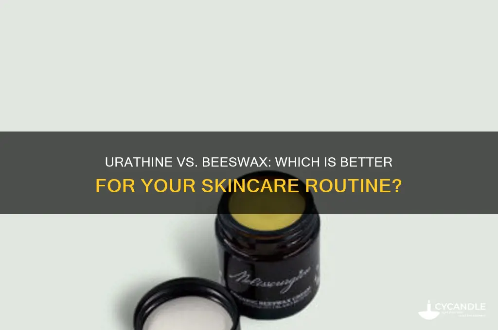 can i urathine over beeswax