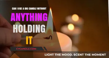 Using Large Candles Safely: Tips for Secure Placement Without Holders